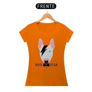 Nome do produto Baby Look Bull Terrier Rock Star