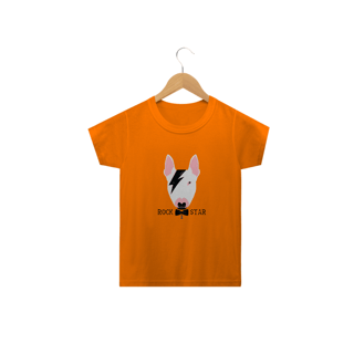 Nome do produto Camiseta Infantil Bull Terrier Rock Star