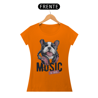 Nome do produto Baby Look Music and Dog