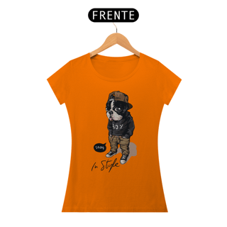 Nome do produto Baby Look Cachorro - Stay in Style