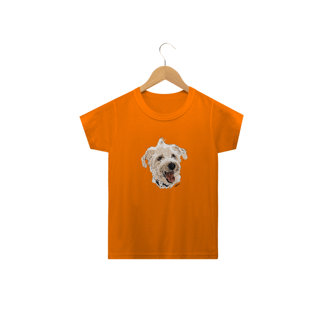 Nome do produto Camiseta Infantil Vira-Lata Pintura Digital