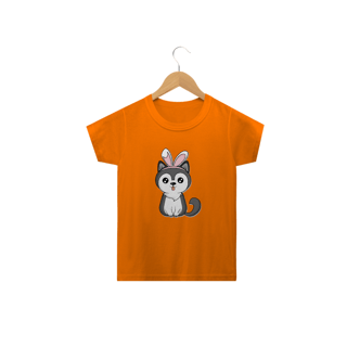 Nome do produto Camiseta Infantil Cachorro Páscoa
