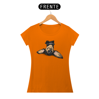 Nome do produto Baby Look Dachshund de Cabeça para Baixo