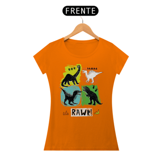 Nome do produto Baby Look Dinossauro - Modelo 3