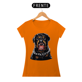 Nome do produto Baby Look Rottweiler com Cara de Bravo