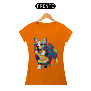 Nome do produto Baby Look Welsh Corgi Pop Art