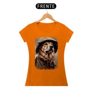 Nome do produto Baby Look Cachorro Militar