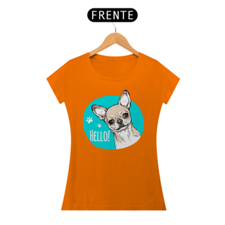 Nome do produto Baby Look Chihuahua Hello