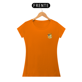 Nome do produto Baby Look Akita Meme Óculos