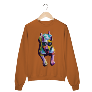Nome do produto Moletom Blusão Cachorro Deitado Pop Art