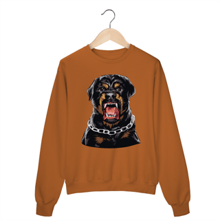 Nome do produto Moletom Blusão Rottweiler com Cara de Bravo