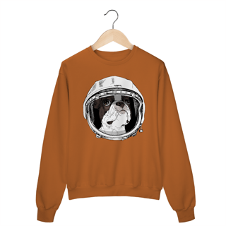 Nome do produto Moletom Blusão Boston Terrier Astronauta