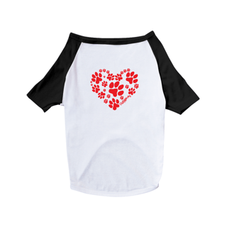 Camiseta para Cachorro - I Love My Dog