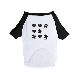 Camiseta para Cachorro - Jogo da Velha