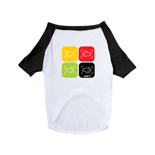 Camiseta para Cachorro - Cachorro Cores