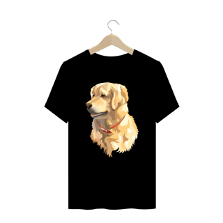 Nome do produto Camiseta Plus Size Golden Retriever