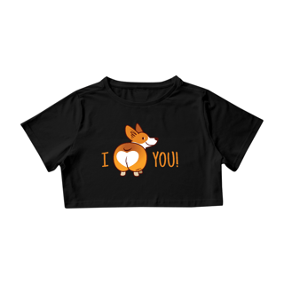 Cropped Corgi - I Love You