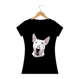 Nome do produto Baby Look Bull Terrier Pintura Digital