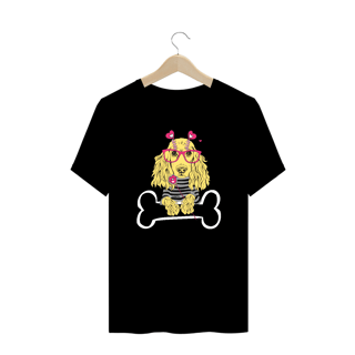 Nome do produto Camiseta Plus Size Cocker de Óculos