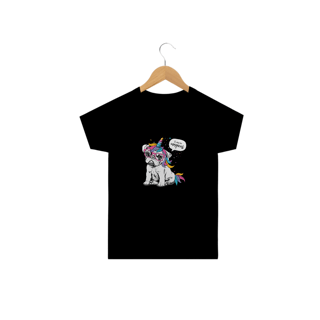 Nome do produto Camiseta Infantil Bulldog Francês Unicórnio - I am So Magical