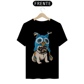 Nome do produto Camiseta Cachorro Pug Coruja
