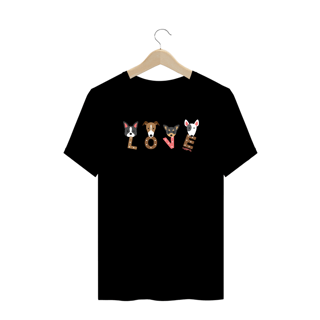 Nome do produto Camiseta Plus Size Cachorro Love