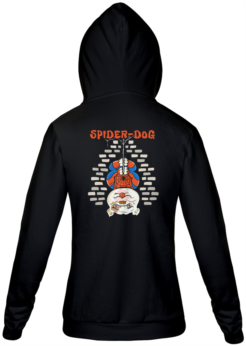 Nome do produto: Moletom com Zíper e Capuz - Spider-Dog