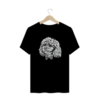 Nome do produto Camiseta Plus Size Poodle de Gravatinha Borboleta