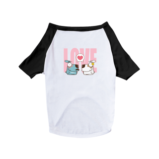 Nome do produto Camiseta para Cachorro - Casal Love