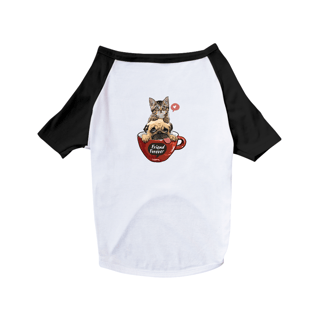 Camiseta para Cachorro - Gato e Cachorro - Friend Forever