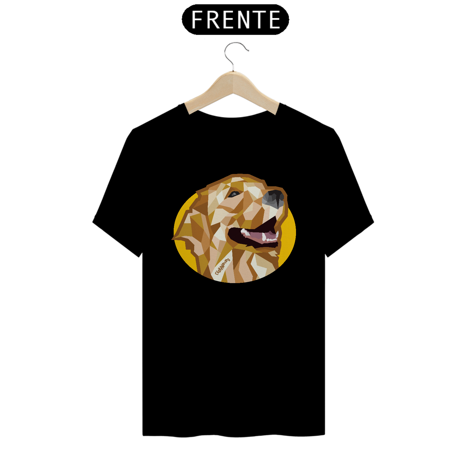 Camiseta Golden Retriever Mosaico Guth Dog