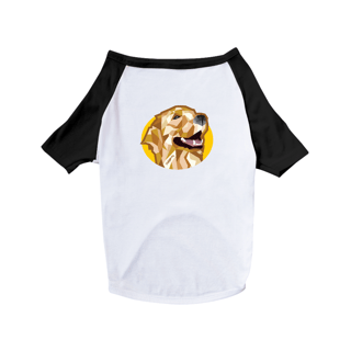 Nome do produto Camiseta para Cachorro - Golden Retriever Mosaico Guth Dog