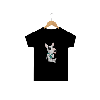 Nome do produto Camiseta Infantil Bull Terrier I Love Dad