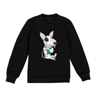Nome do produto Moletom Blusão Bull Terrier I Love Mom