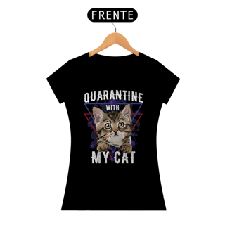 Nome do produto Baby Look Quarantine With My Cat