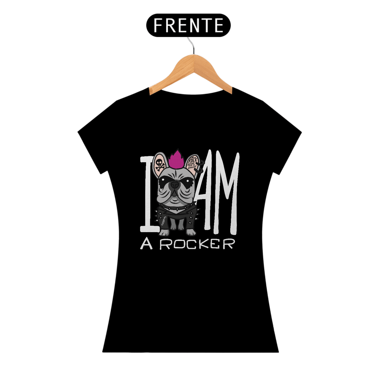 Nome do produto: Baby Look I Am a Rocker