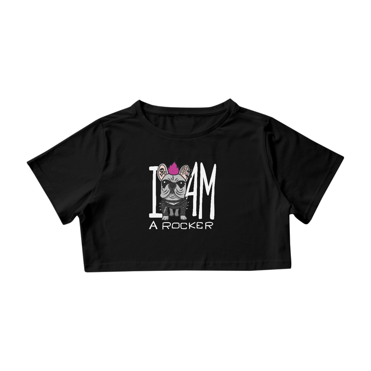 Nome do produto: Cropped I Am a Rocker