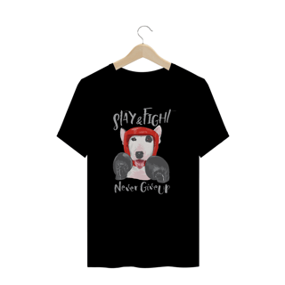 Nome do produto Camiseta Plus Size Stay and Fight - Never Give Up