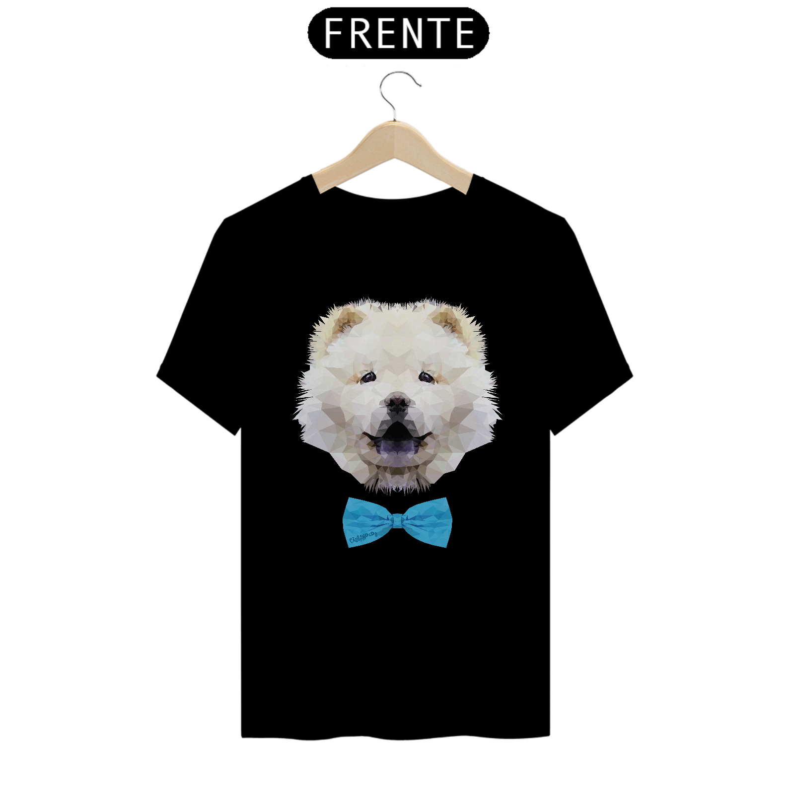 Camiseta Chow Chow Creme de Gravatinha