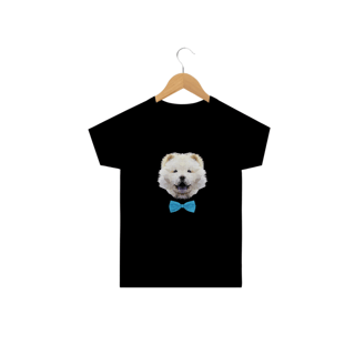 Nome do produto Camiseta Infantil Chow Chow Creme de Gravatinha