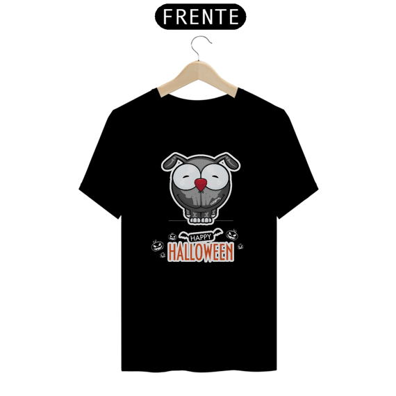Camiseta Happy Halloween Cartoon Doggy