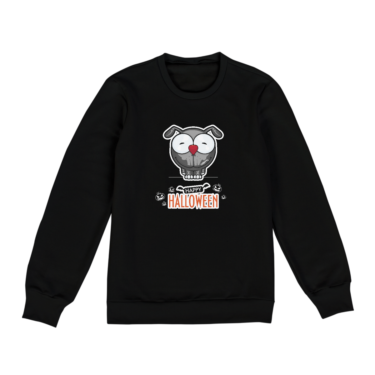 Nome do produto: Moletom Blusão Happy Halloween Cartoon Doggy