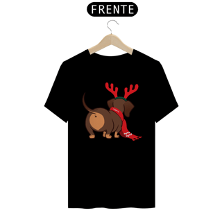 Nome do produto Camiseta Dachshund Natal