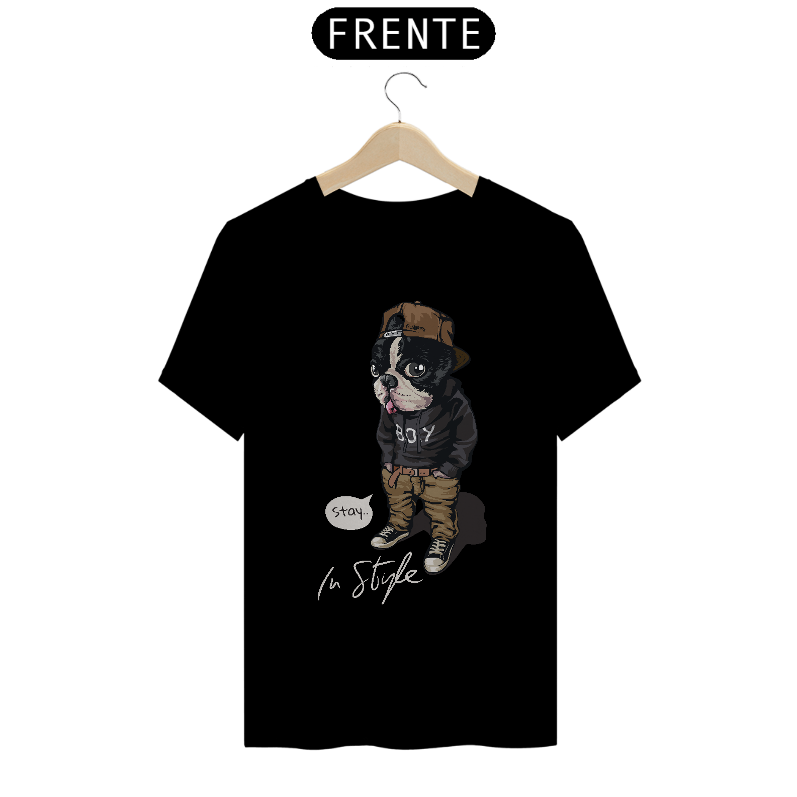 Camiseta Cachorro - Stay in Style