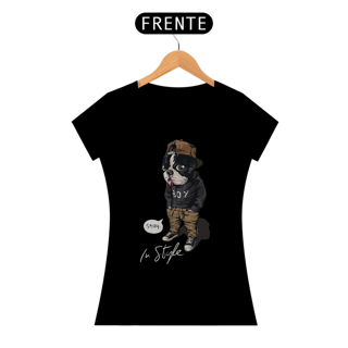 Nome do produto Baby Look Cachorro - Stay in Style