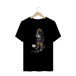 Nome do produto Camiseta Plus Size Cachorro - Stay in Style