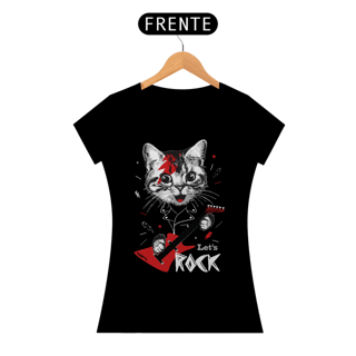 Camiseta Gato Let's Rock