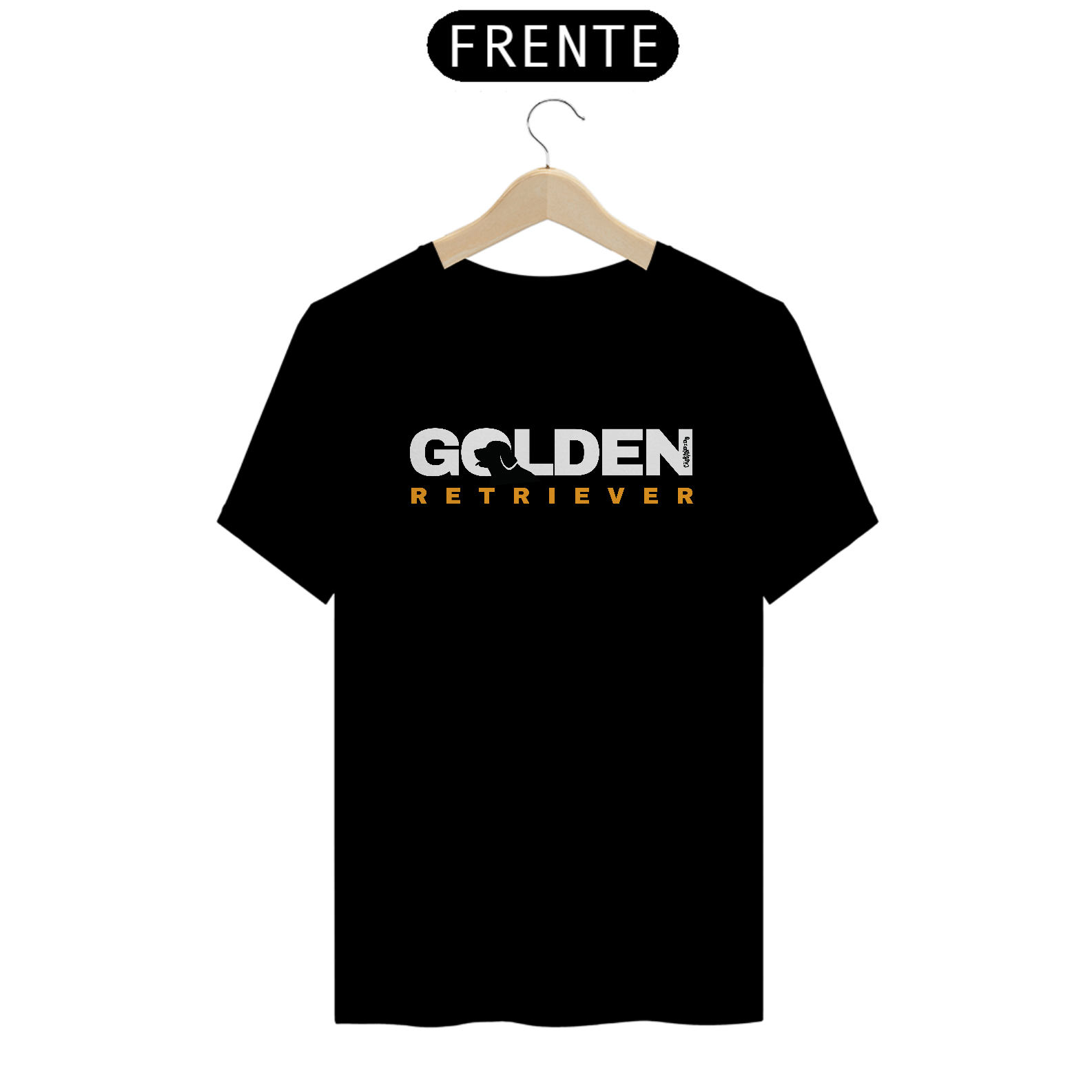 Camiseta Golden Retriever Logotipo