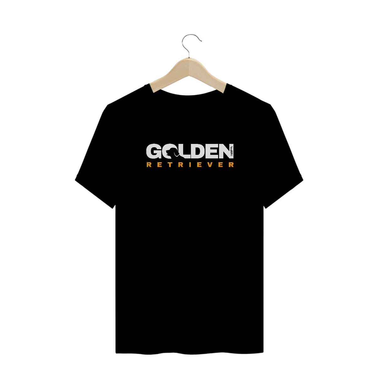 Nome do produto: Camiseta Plus Size Golden Retriever Logotipo