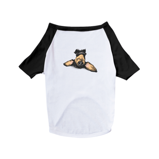 Nome do produto Camiseta para Cachorro - Dachshund de Cabeça para Baixo